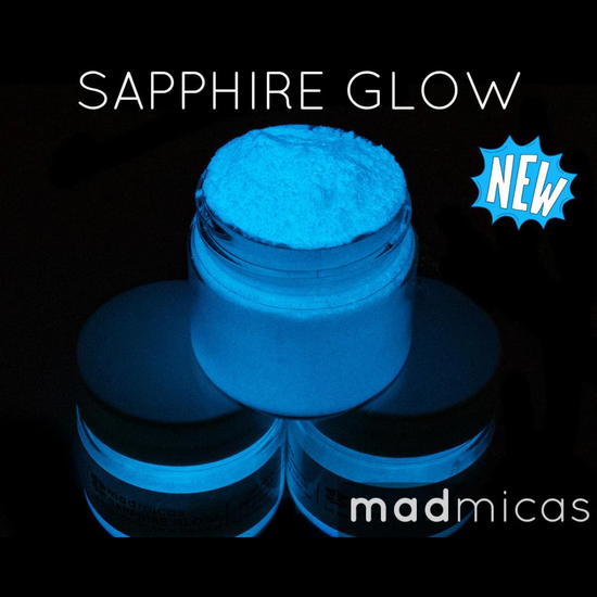 Sapphire Glow Pigment - Glow in the Dark