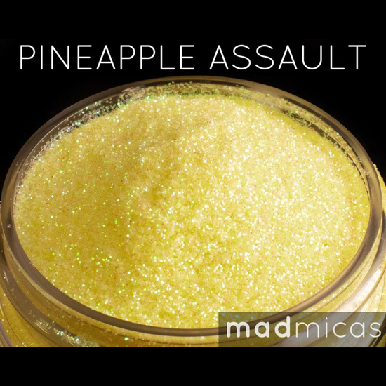 Pineapple Assault Yellow Glitter