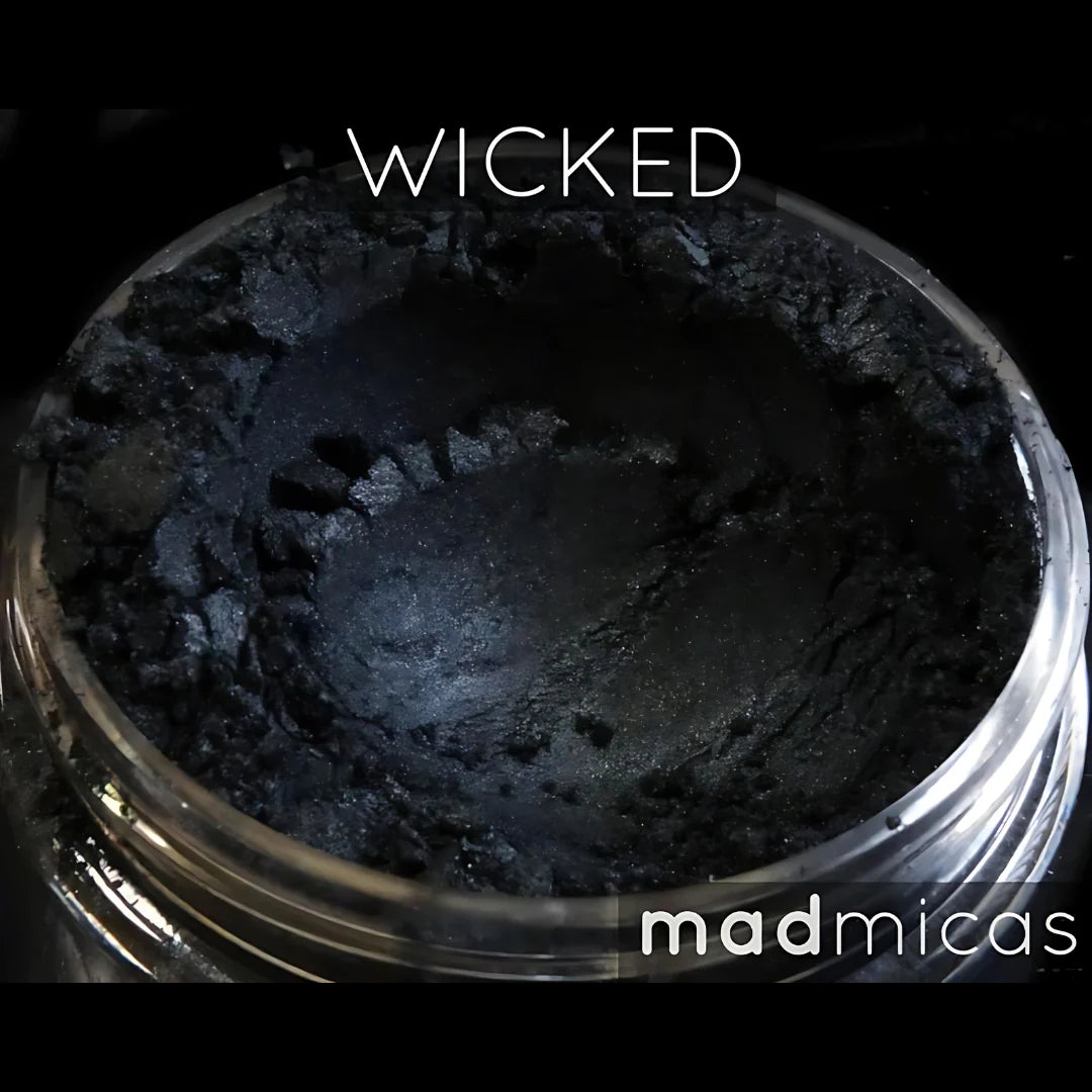 Wicked Black- Mica Negro/Plateada - Mad Micas / Mommy's Soaps