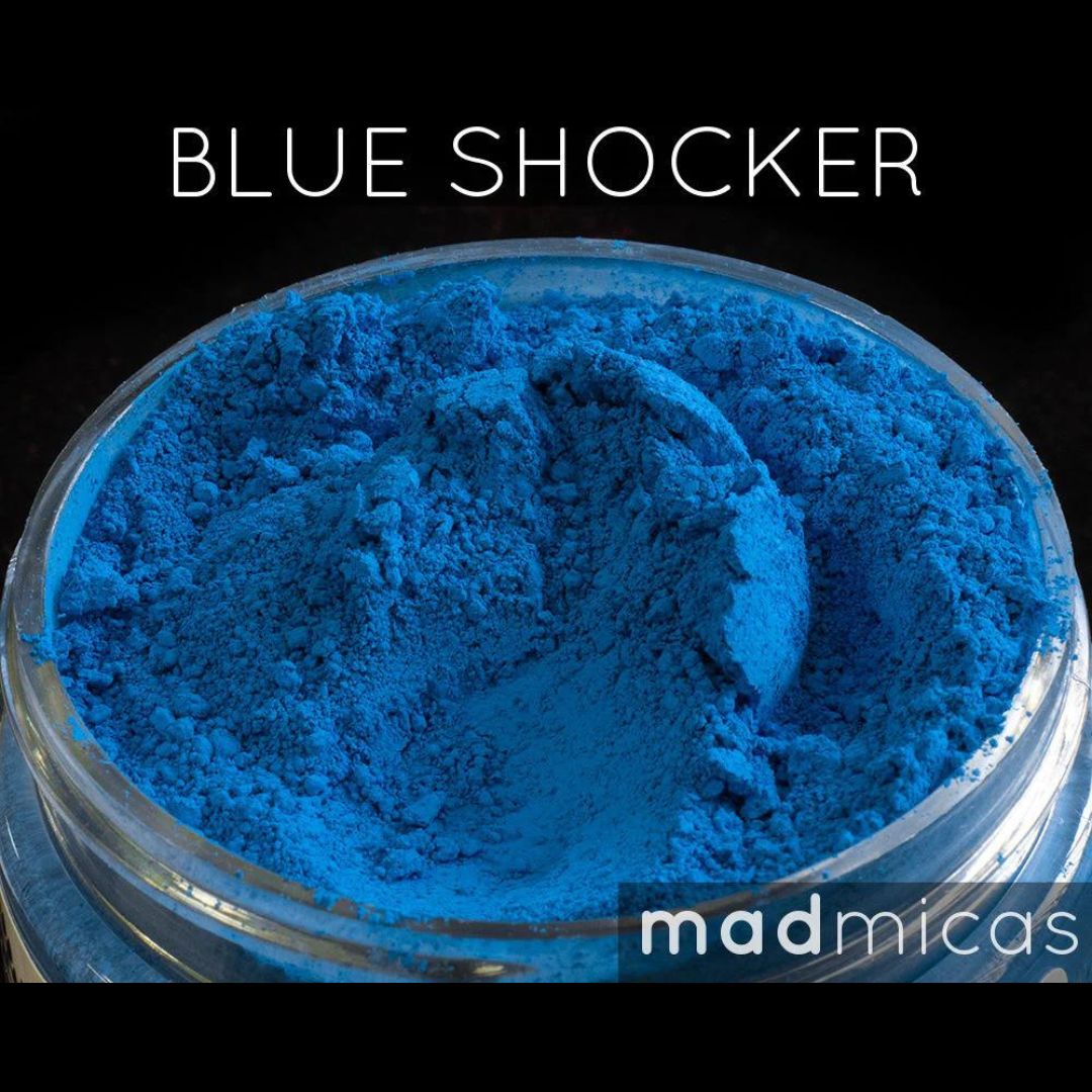 Pigment néon bleu Shocker bleu