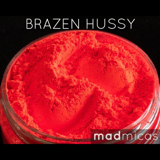 Load image into Gallery viewer, Brazen Hussy Red-Orange Neon Pigment
