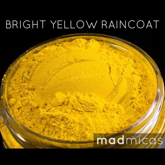 Bright Yellow Raincoat Yellow Mica