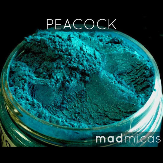 Peacock Turquoise Teal Mica