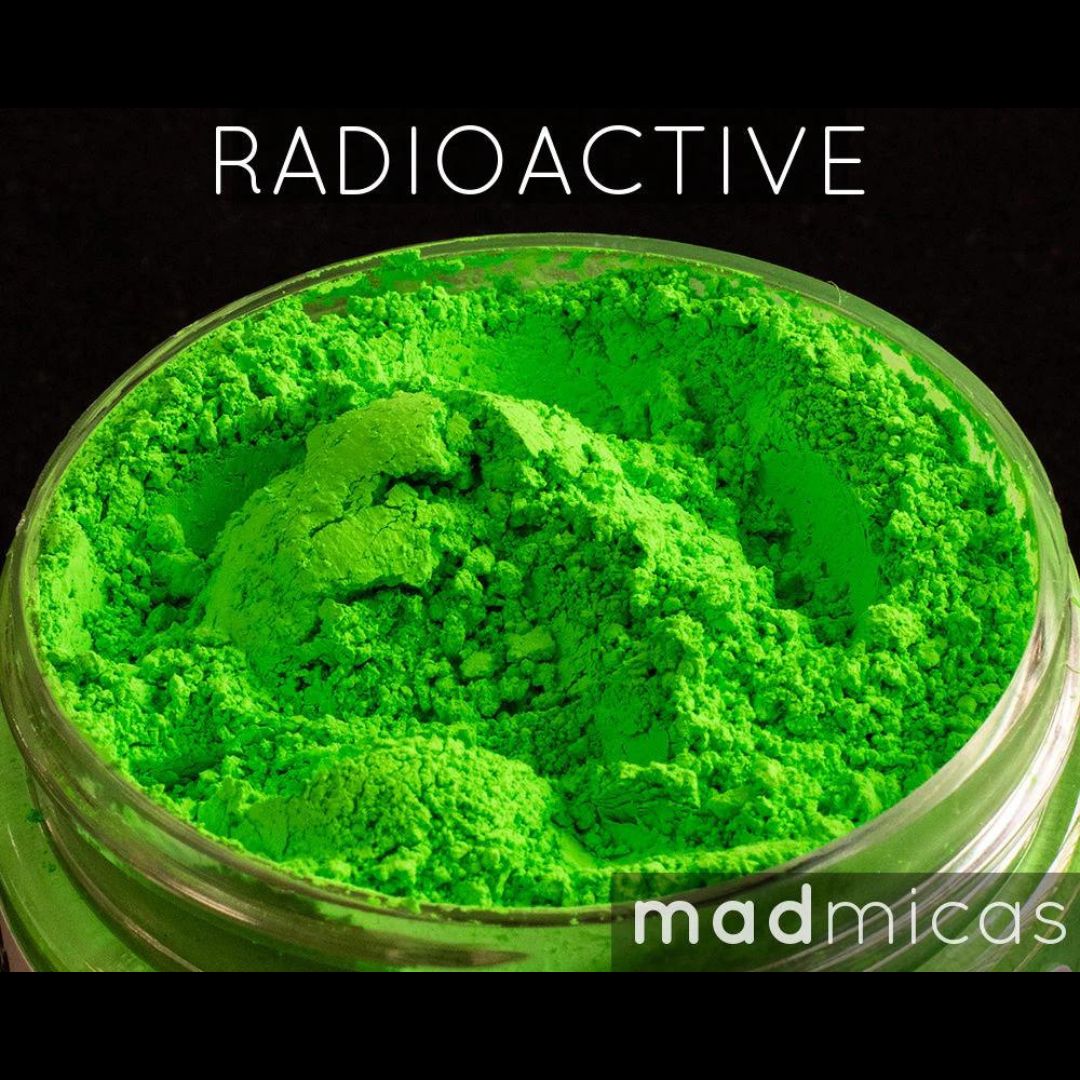 Radiocative Neon Green Pigment