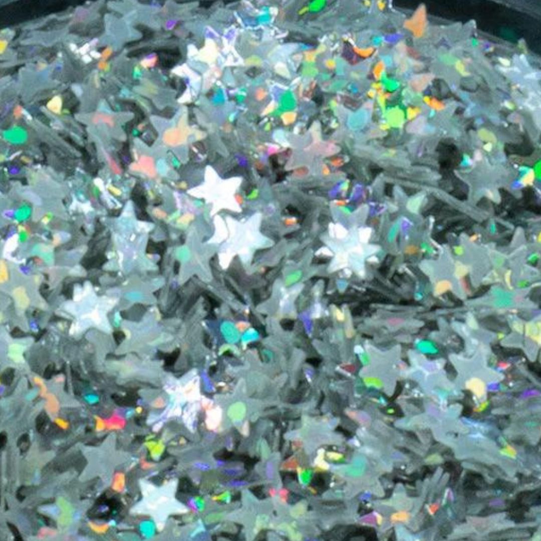 Carica l&amp;#39;immagine nel visualizzatore della galleria, Pezzi di stelle glitterati
